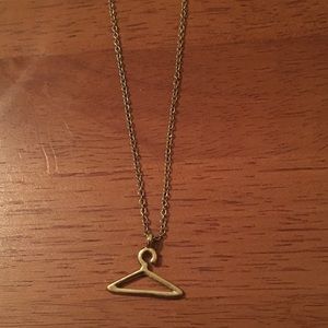 Hanger Gold Tone Necklace